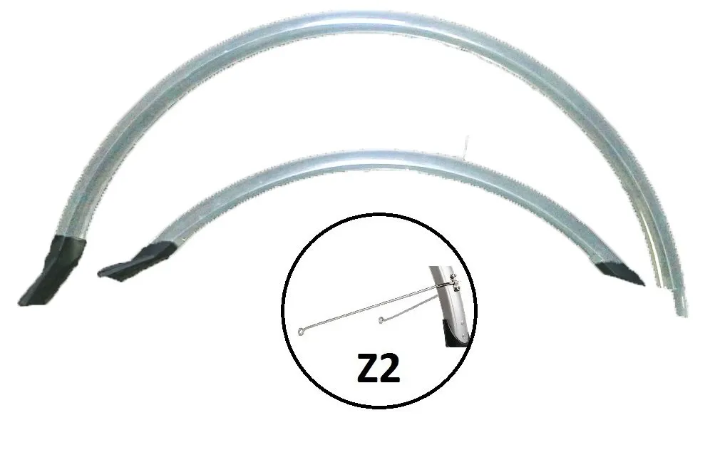 Крылья для велосипеда 26" PVC Z10 удлиненные