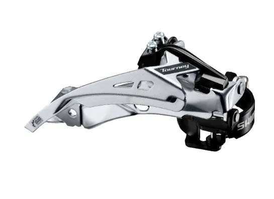 Переключатель передний Shimano Tourney FD-TY700, 3x7/8 ск, ун.тяга, 42Т, хомут 34,9/31,8 угол 63-66